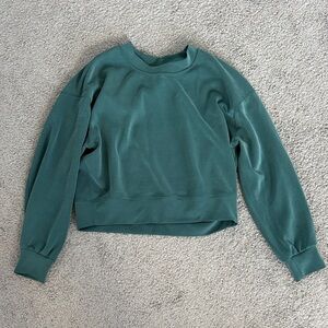Lululemon Athletica Teal Crewneck Top Size 2